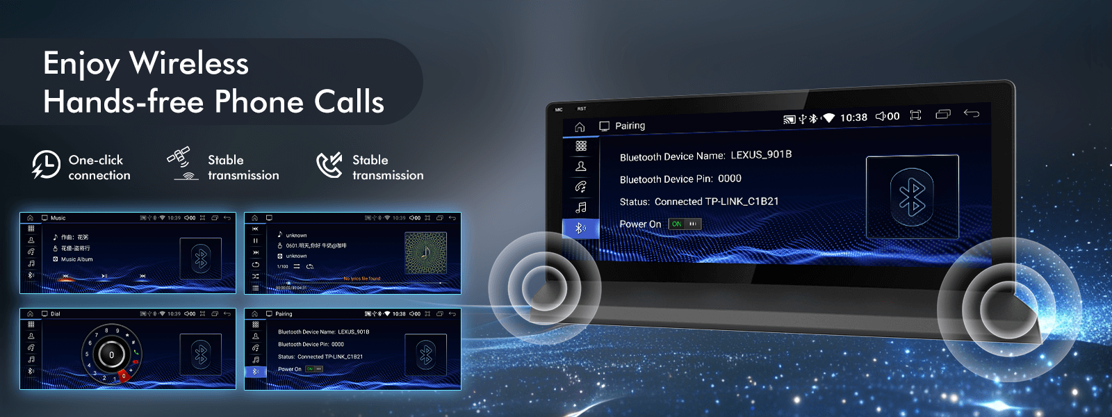 Lexus IS 2018-2020 Android Auto Carplay 10.25/12.1 inch car_radio_lexus_is300