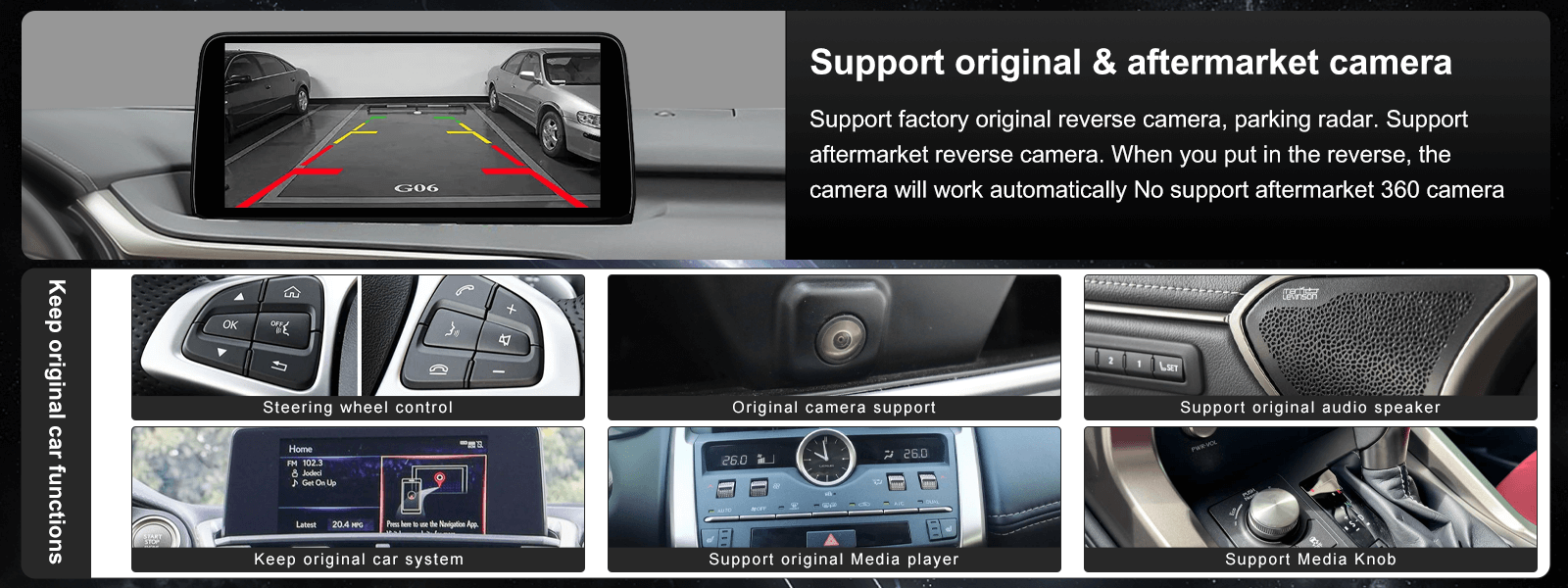 Lexus IS 2018-2020 Android Auto Carplay 10.25/12.1 inch lexus_car_audio