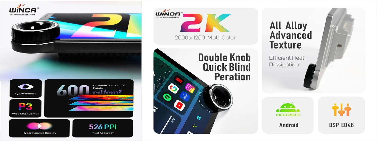 Diamond 2K Dual Knobs X97 Car Stereo Screen 9.7inch