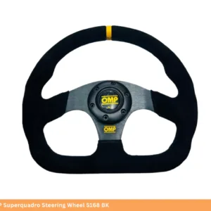 Black Suede OMP Superquadro Steering Wheel 5168 BK