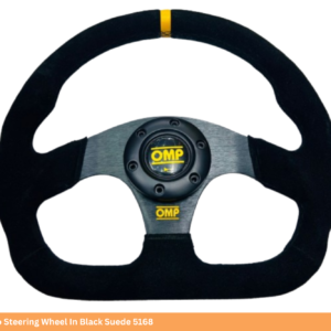 OMP Superquadro Steering Wheel In Black Suede 5168