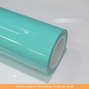 CRYSTAL FILM DYT-PETG05S SKY BLUE 1.52*16.5M