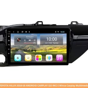 TOYOTA HILUX 2016-18 ANDROID CARPLAY 10 INC | Winca Carplay Multimedia