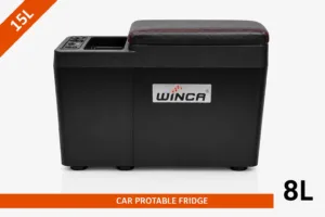 Winca 8L Portable Car Fridge-Refrigerator with armrest
