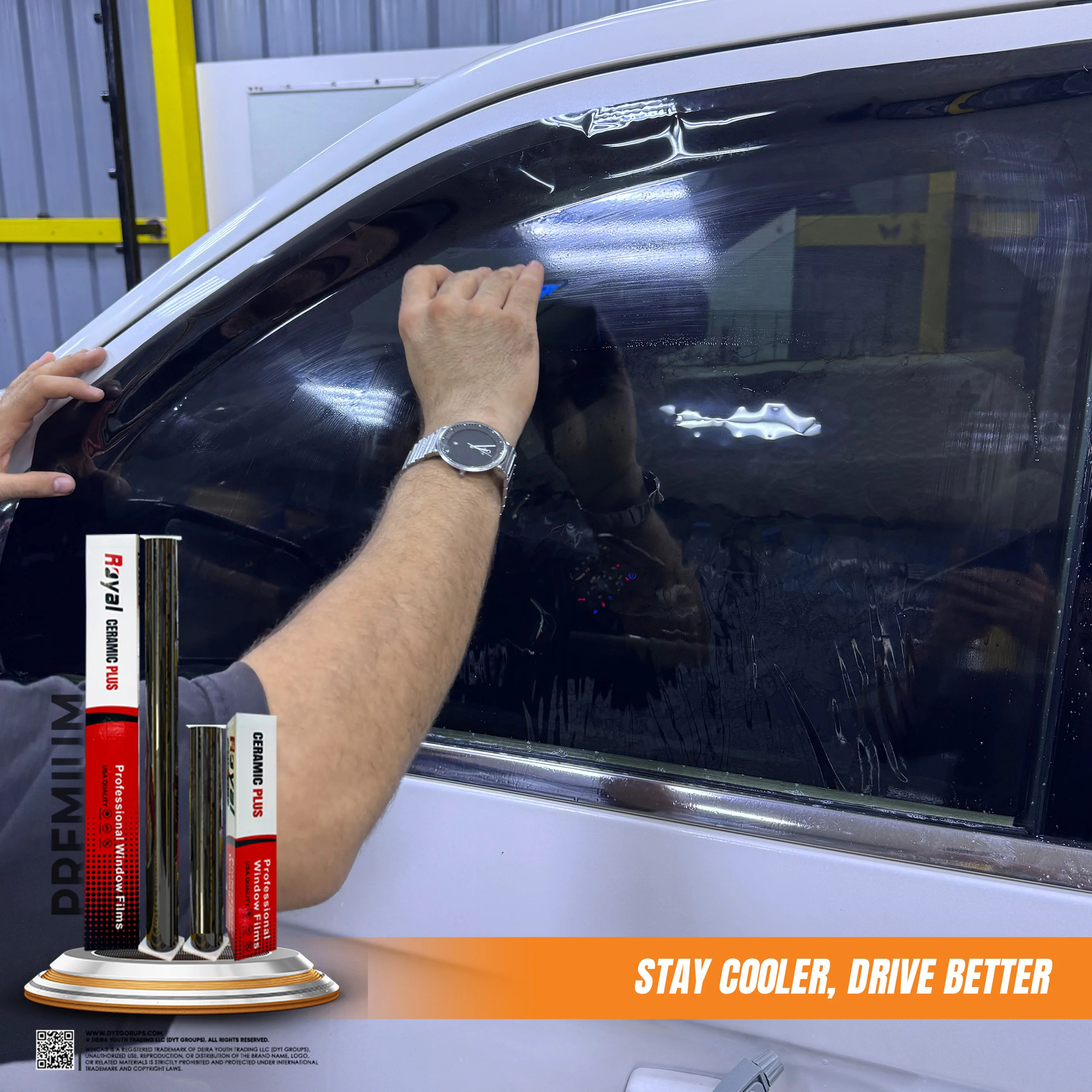 Royal Nano Ceramic D.Black Window Tint VLT 05% 100CM