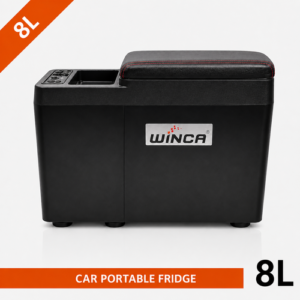 Winca 8L Portable Car Fridge-Refrigerator with armrest