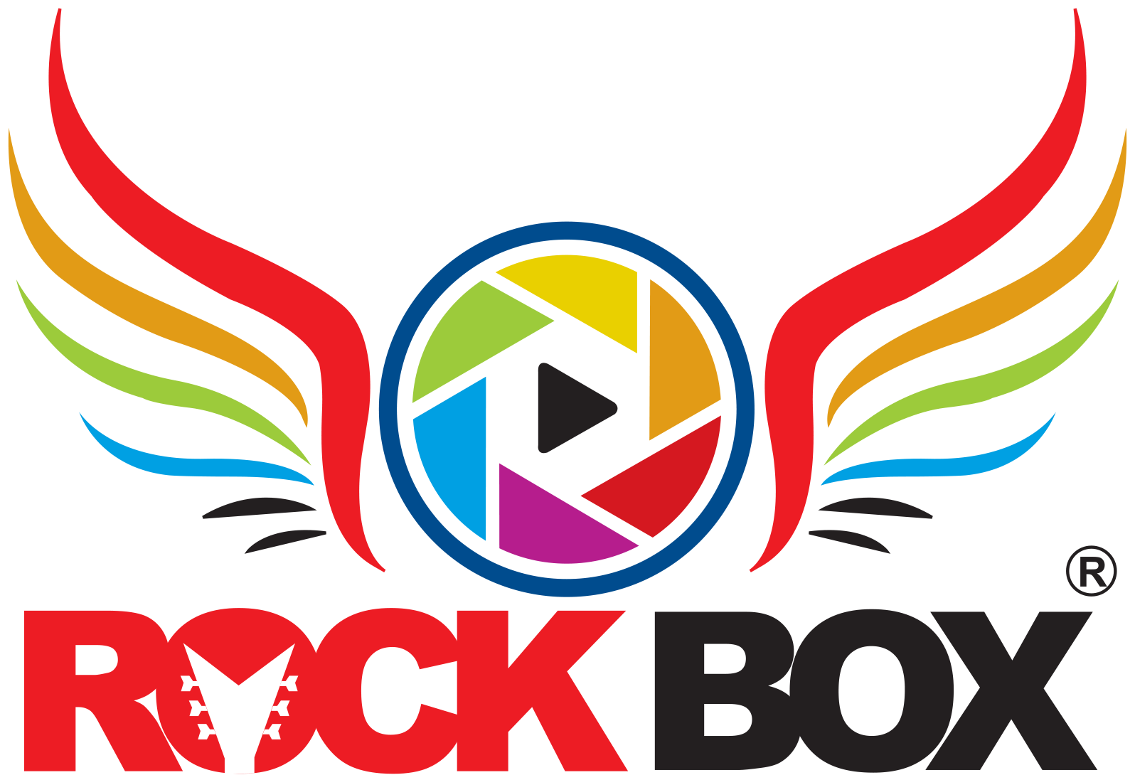 Official ROCKBOX automotive entertainment brand logo